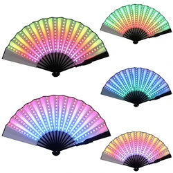 New Full Color LED Fan Stage Performance Dancing Lights Fans Over 350 Modes Microlights Infinite Colors Rave Party Gifts