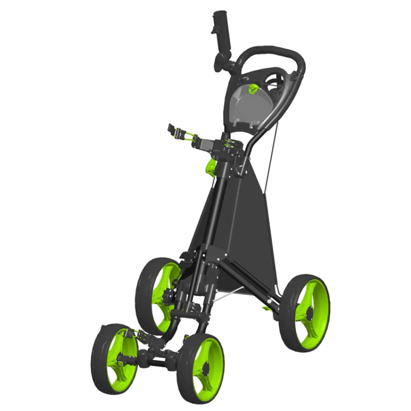 High Quality Quick Folding 4 Wheel Golf TrolleyCD