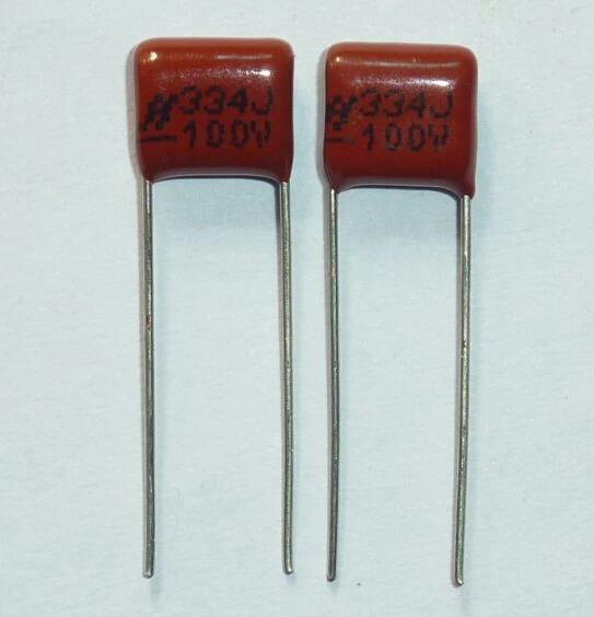 10Pcs/100Pcs CBBตัวเก็บประจุ 334 100V 334J 0.33UF 330nF P7.5 Metallizedฟิล์มโพลีโพรพิลีน