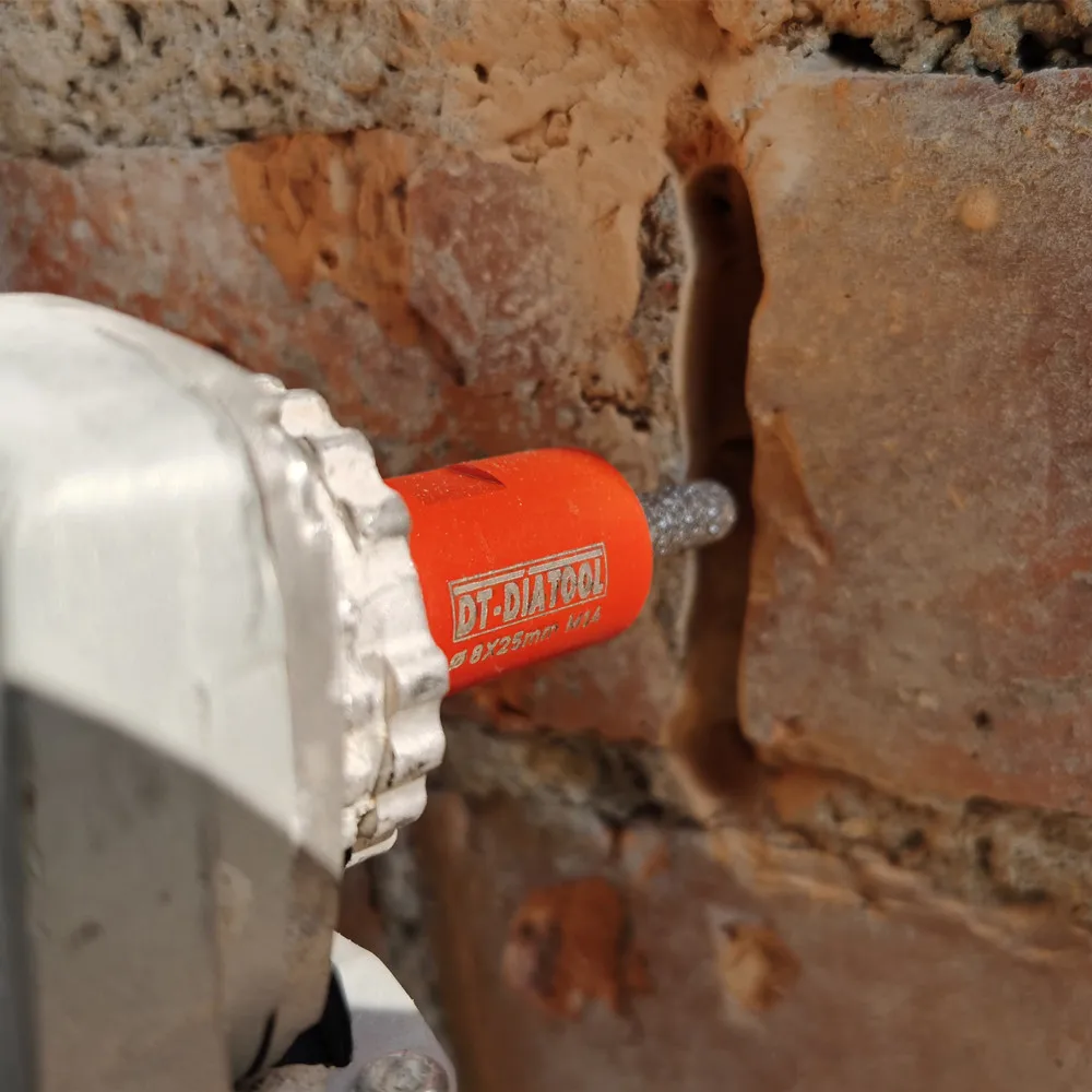 2 bocados de dedo da remoção do tijolo do raking do almofariz da trituração do diamante dos pces 4mm/8mm para o granito cerâmico do mármore da telha
