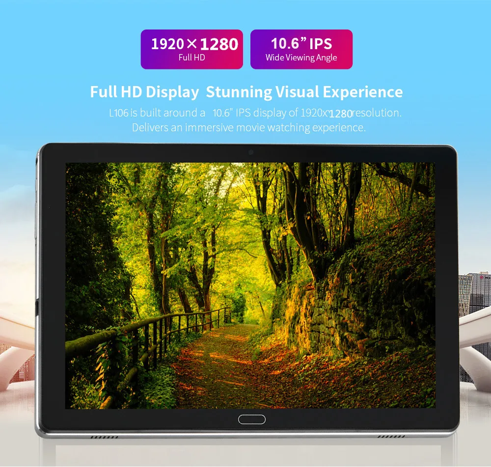 ID Wajah 4G LTE 2 In 1 Tablet PC 10.5 'Tablet Laptop 1920*1200 Android 8.0 Tablet Docking Keyboard Kartu SIM Ganda 13MP 6GB 128GB