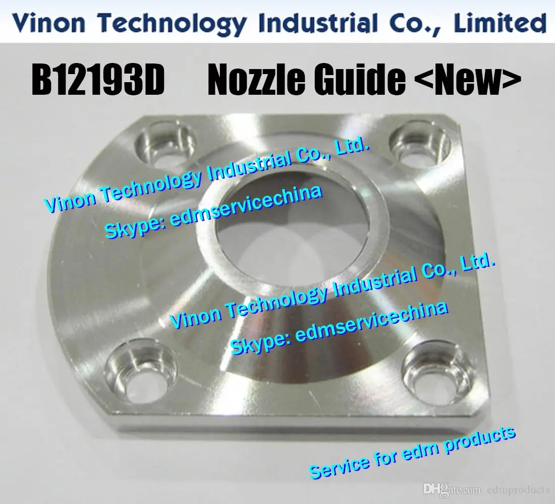 edm Nozzle Guide B12193D 45x10.5xØ18mm (New type), Lower Water Nozzle Holder NOZZLE BASE L MT500652D for AD,AQ327,AG600,AQ325