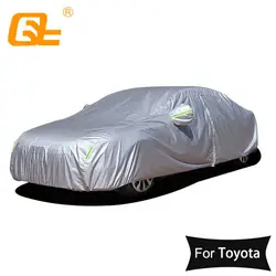 190T Universal Car Covers Outdoor sun protection Dustproof rainproof Snow protection for Toyota Camry Corolla RAV4 Yaris reiz