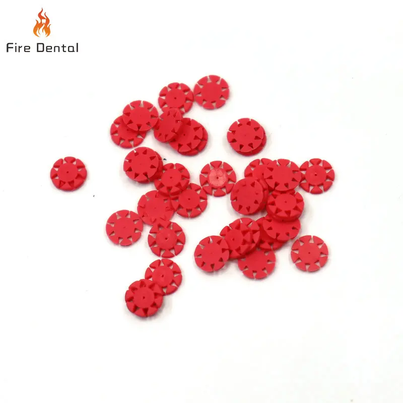 100pcs Dental Endo Files Stoppers Flower Disinfection Marking Endo Files Counters for Endodontics Files Dentistry