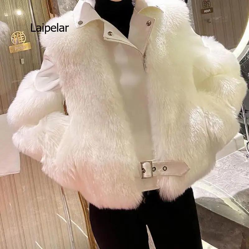 Women\'s Genuine Fox Fur Coats Luxury Genuine Sheepskin Leather Jacket Full Skin Outerwear New Winter 2021 Collection