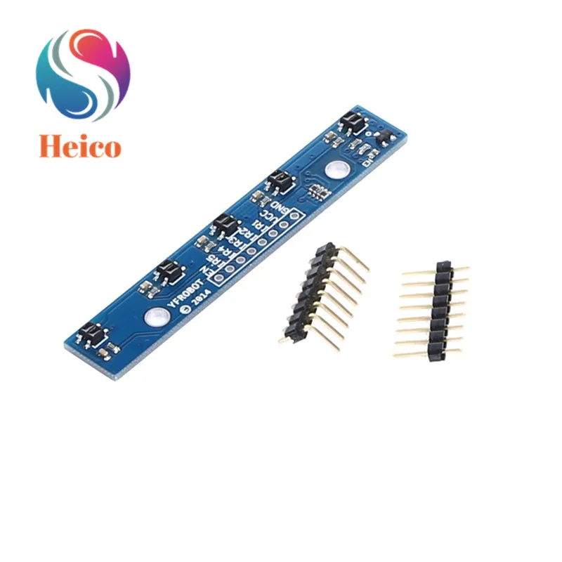 QTR-5RC Line Sensor Obstacle Avoidance Infrared Tracking Sensor Module 5-way Infrared Probe For Arduino Robot Smart Car Kit