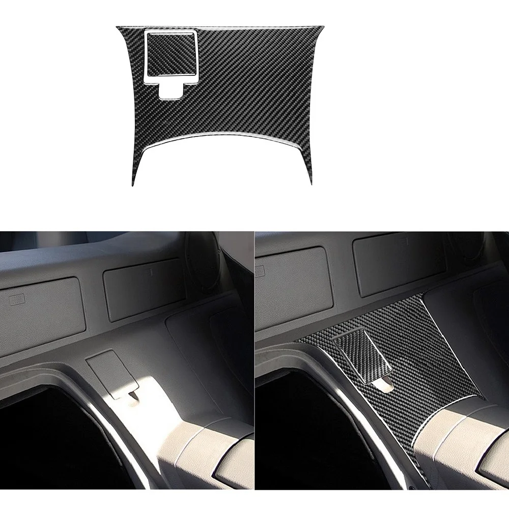 

Carbon Fiber Back Row Central Panel Cover Trim 3D Sticker Car Interior Accessories For Nissan 350Z Z33 2003-2009