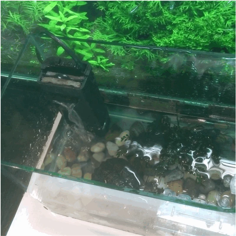 Resun CX-100 CX-200 Fountain Style Aquarium Turtle Lizard Fish Tank Low Water Internal Filter