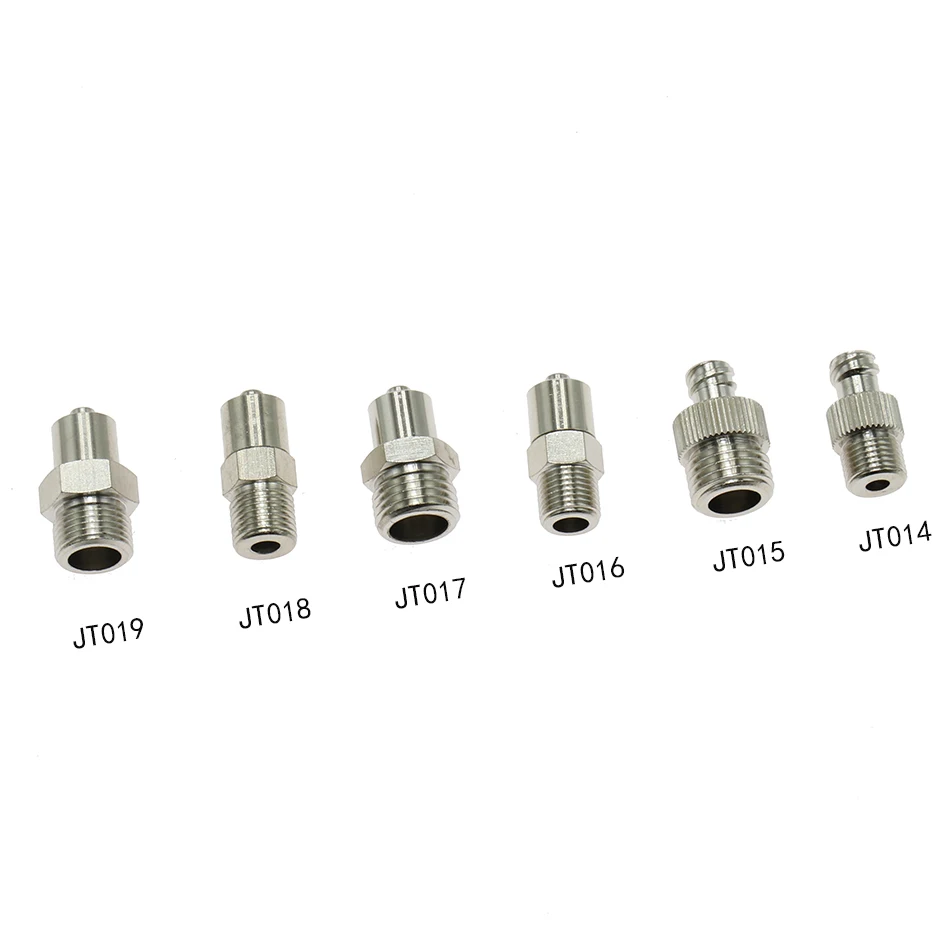 1 szt. Dozownik metalowy Adapter niklowany mosiądz klej Subpackaging Barrel złącze tchawicowe