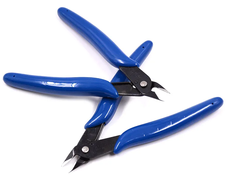 Alicate nariz oblíquo diy aparar alicate de corte de fio de cobre 13cm de aço inoxidável ferragem manual labor saving tool