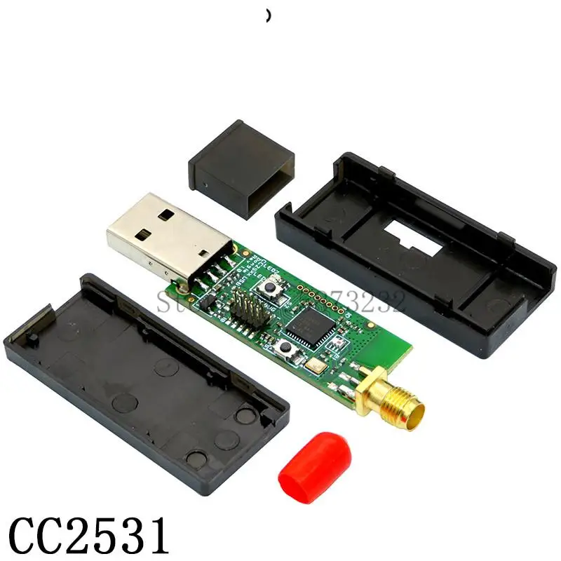 Wireless Zigbee CC2531 CC2540 Sniffer Bare Board Packet Protocol Analyzer USB Interface Dongle Capture Packet Module + Antenna