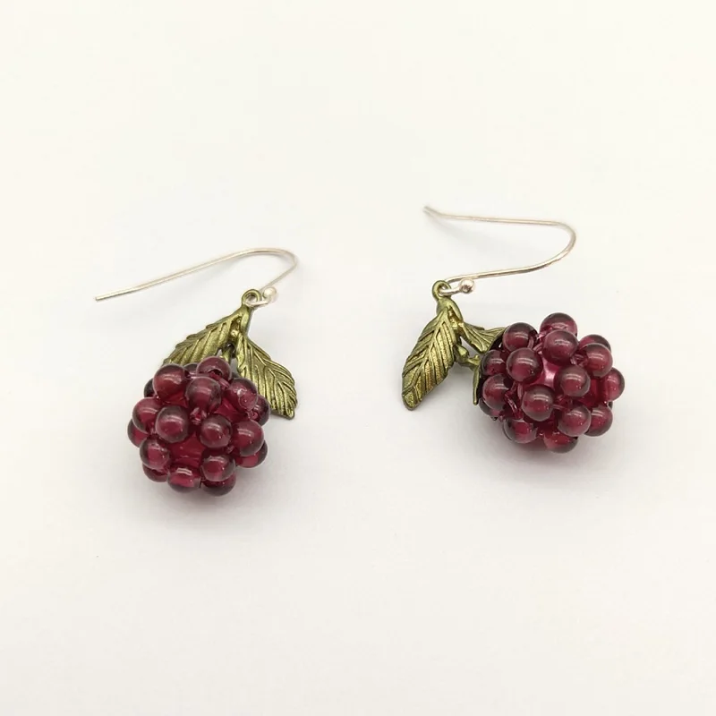 Creative Design New Raspberry Earrings Woman Accessories Fruit Pendant Earring Gift