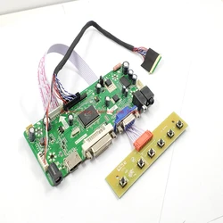 Controller Driver Board Monitor Kit B156XW04 V0/ B156XW04 V1/ B156XW0 V5 / V6 HDMI+VGA+DVI LCD LED Screen 1366X768 40Pins Panel