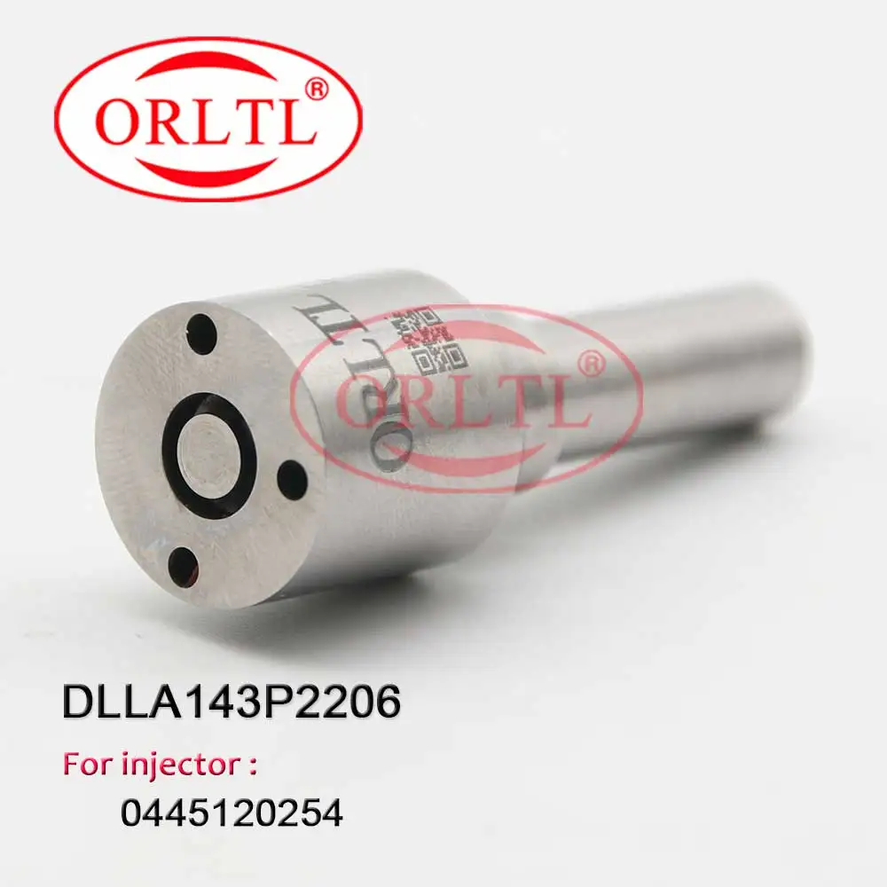 New DLLA143P2206 Common Rail Injector Nozzle DLLA 143 P 2206 Black Needle Sprayer 0 433 172 206 Cummins 0445120254 0445120252