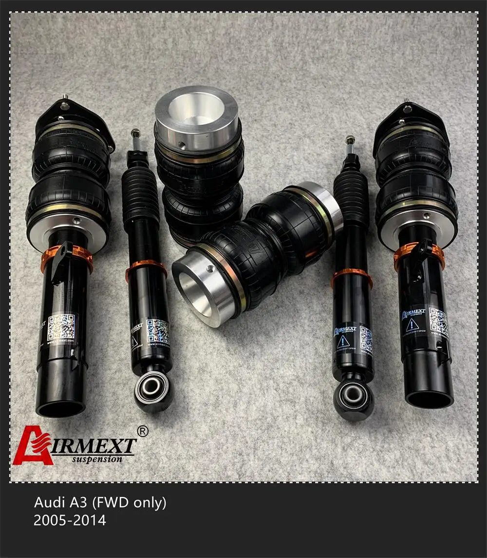 

For AUDI A3 FWD(2005~2014)/Air suspension kit /coilover +air spring assembly /Auto parts/chasis adjuster/ air spring/pneumatic