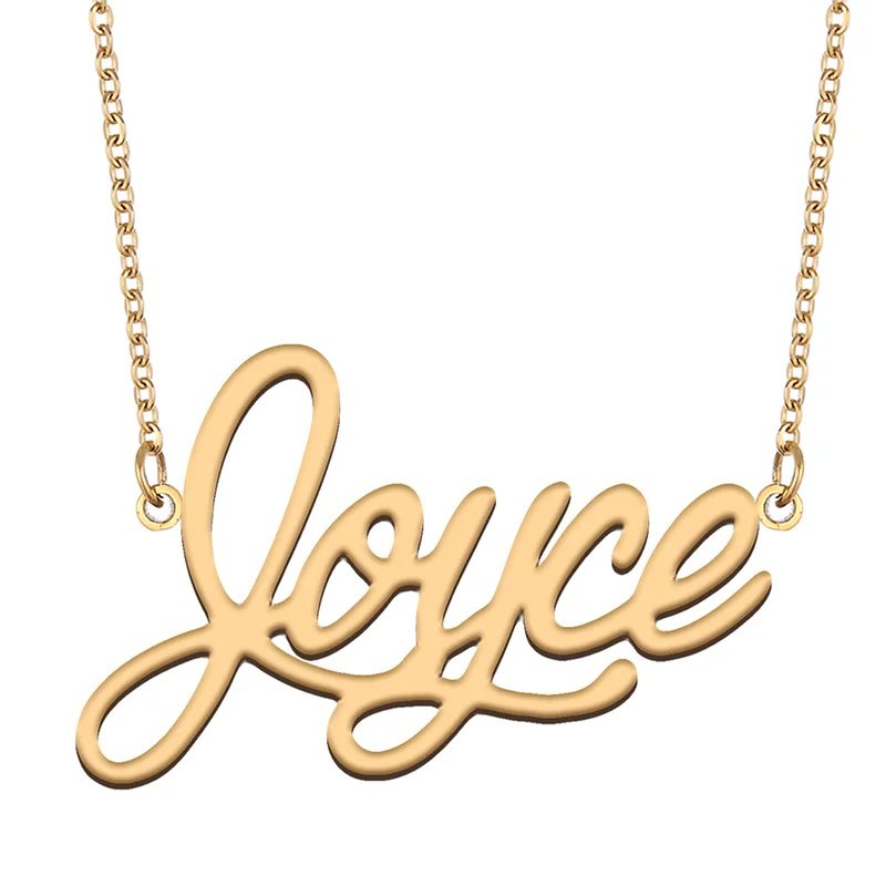 Necklace with Name Joyce for His Her Family Member Best Friend Birthday Gifts on Christmas Mother Day Valentine's Day