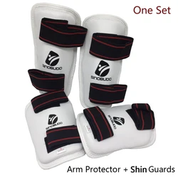 High Quality Taekwondo Equipment WTF ITF Protector Foream SINOBUDO Arm Guard Legging Geer Kicking Boxing Judo Karate Equipments