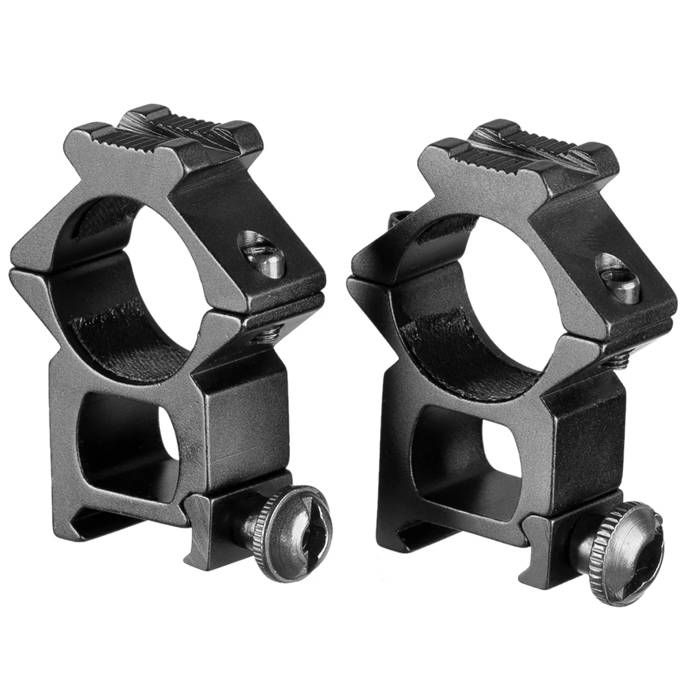 Tactical Profile 25.4mm/30mm Flashlight Rifle Scope Mount Rings for 11mm /20mm Rail with Picatinny 20mm Top Weaver Rail