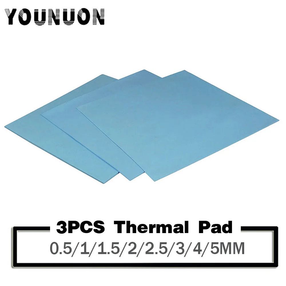 

Термопрокладка YOUNUON 100x100 мм, 1 мм, 0,5 мм, 2 мм, 3 мм, 4 мм, 5 мм