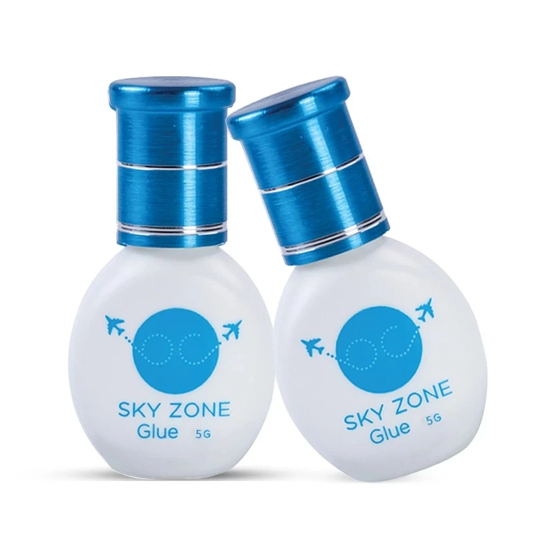 1pc 5g SKY GLUE 2 Seconds Fastest Dry Time Strongest Eight Star Bonding Power Eyelash Extensions Glue Korea Sky Zone Black Glue