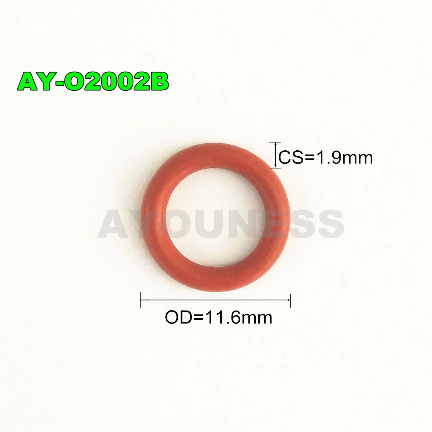 7.8*1.9mm 1500pieces wholesale fuel injector o-ring seals for toyota ASNU17 free shipping