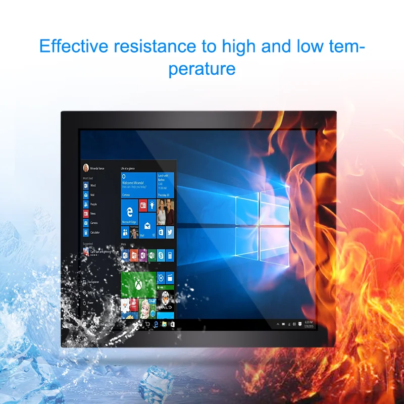 10 12 15 17 19 Inch Industrial Tablet PC Bulit-in Wifi Resistive Touch Screen All In One Computer Waterproof Dustproof