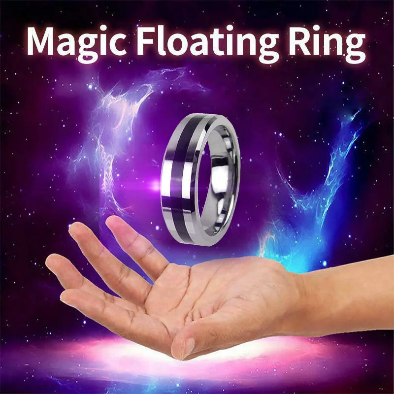 Starke Magnetische Ring Magie Requisiten Unsichtbare Metall Bühne Mentalmagie Spielzeug EIG88