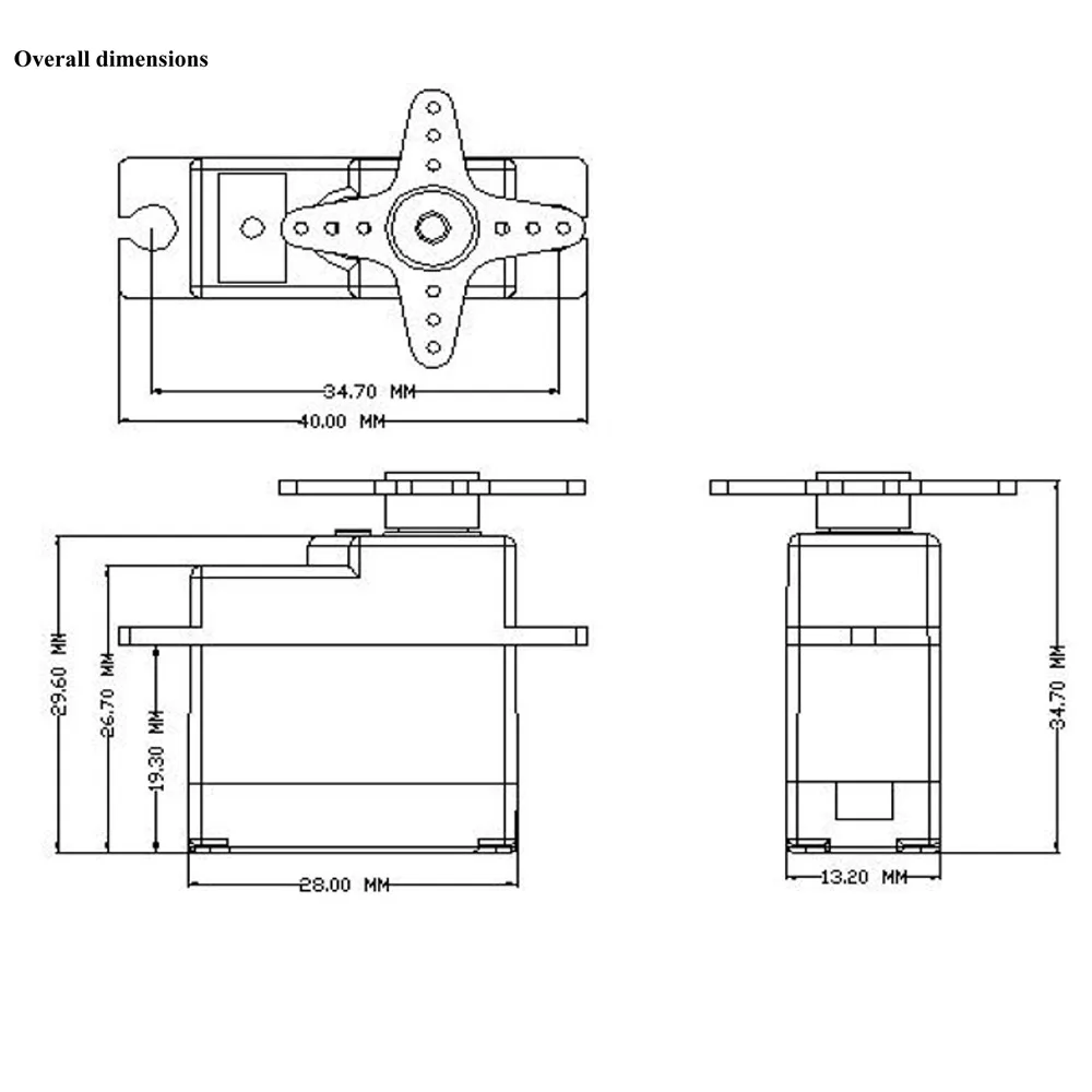 WLtoys 124016 124017 144010 Metal Gear Digital Servo for Traxxas 1/16 E-REVO SLASH 144001 124019 WPL RC Car B1/16 B24 C14 C24