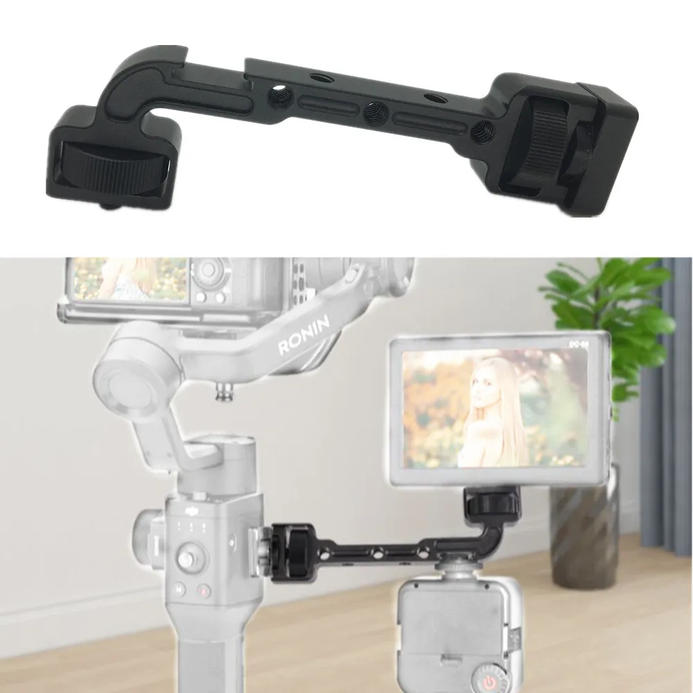 Brazo mágico giratorio de extensión con zapata fría de 1/4 pulgadas para DJI Ronin S SC ZHIYUN Weebill, estabilizador para Monitor, micrófono de luz LED