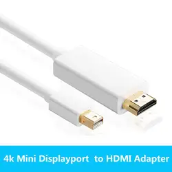 Mini Displayport HDMI kablosu 4K Yıldırım 2 HDMI Dönüştürücü MacBook Air 13 Için iMac Chromebook Mini DP HDMI adaptörü