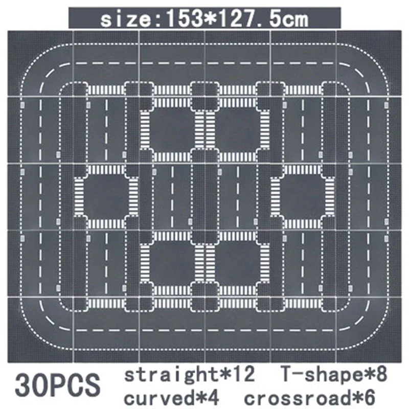 3PCS Klassische Grundplatten Blöcke 32x32 32x16 Punkte Gebäude Grundplatten Ziegel Montage Stadt Straße MOC freunde Stadt Spielzeug – Detail 31