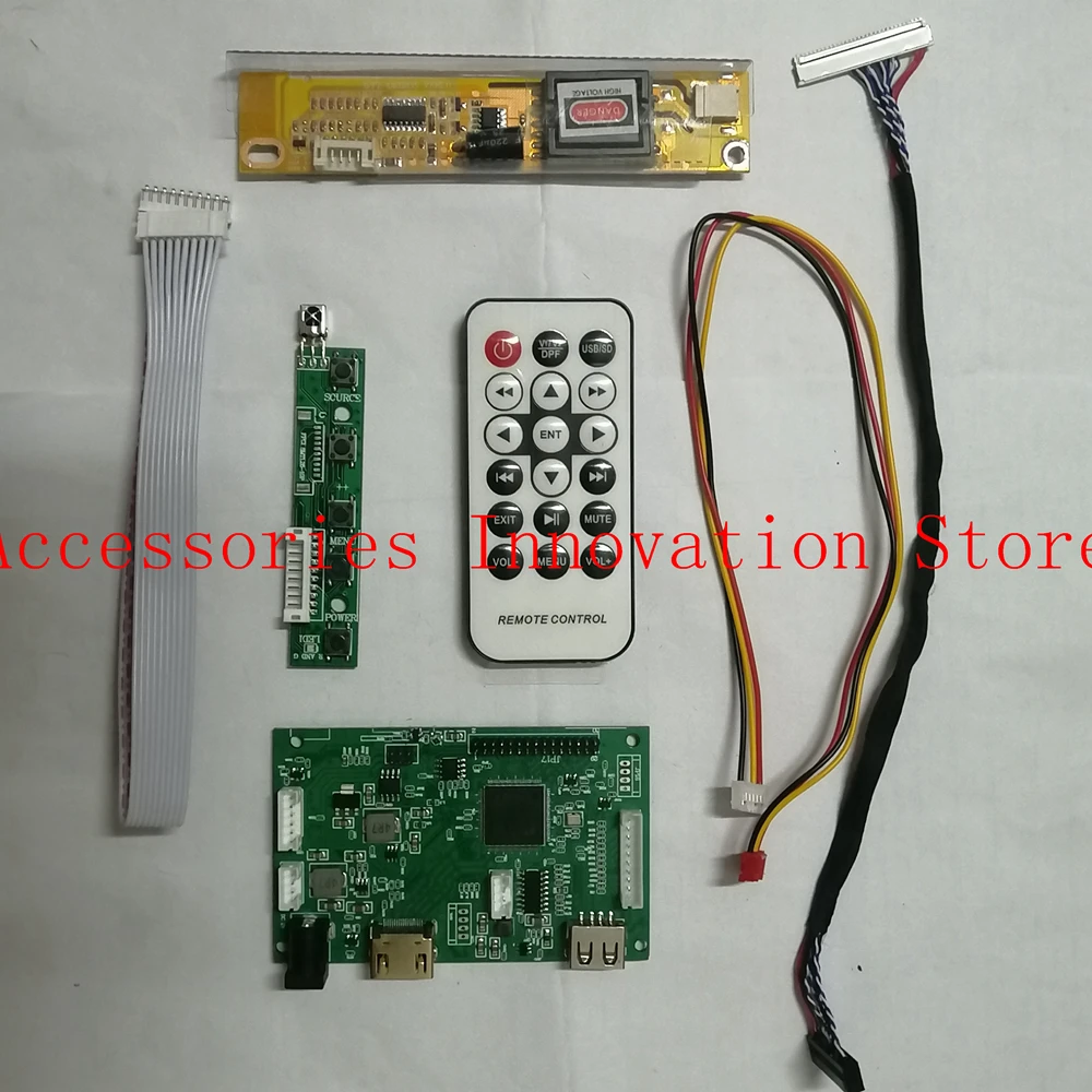 New Monitor Kit for LP156WH1 LP156WH1-TLA1 LP156WH1-TLC1 1366X768 LCD LED Screen HDMI+USB+Audio Controller Driver Board