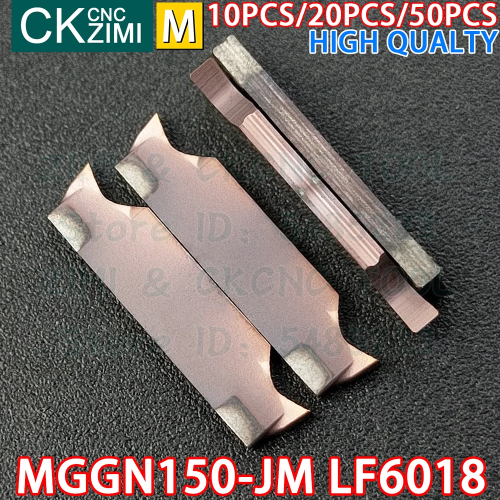 MGGN150-JM LF6018 MGGN 150 JM LF60181.5mm微粉砕超硬インサート切削溝インサートツールCNC機械式金属旋盤ステンレス鋼用ツール