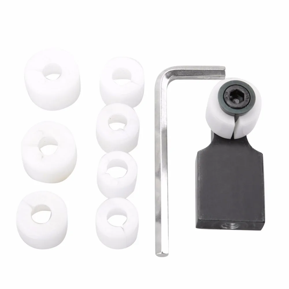 Jewelry Ring Setter Clamp Set with 7 Dies Jewelry Processing Tool Locator Fixture Channel Diamond Setting Tool Kit for Jeweler