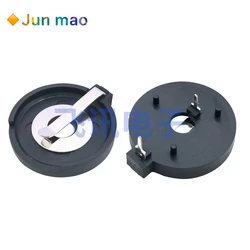 5PCS Cr2430 horizontal button battery pin bs-2430-1 spring clip battery base 2p pin stock  CR2032