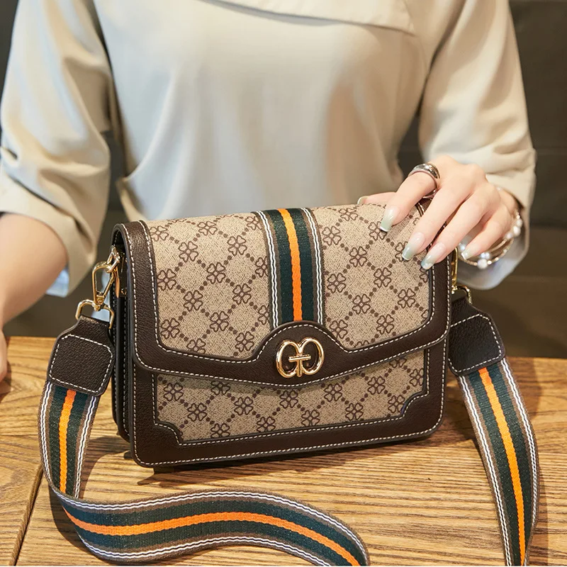 Bags Classic 2023  Women\'s  Clothing Brand Stylish Bacchus Bag Portable Messenger Bag Ladies Print Female Luxury Shoulder Bags