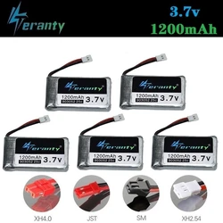 3.7V 1200mah akumulator do KY601S dla Syma X5c X5 X5SC X5SW M18 H5P zdalnie sterowany dron Quadcopter 903052 3.7V bateria lipo 5 sztuk