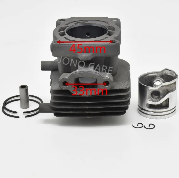 Imagem -03 - Cilindro & Pistão Kit se Encaixa para Stihl Hs82r Hs82rc Hs82t Hs87t Hedge Trimmer Peças de Reposição Cilindro Assy Conjuntos 34 mm