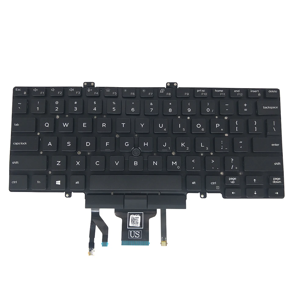 US UA Backlit keyboard for Dell latitude 7400 3400 5400 5401