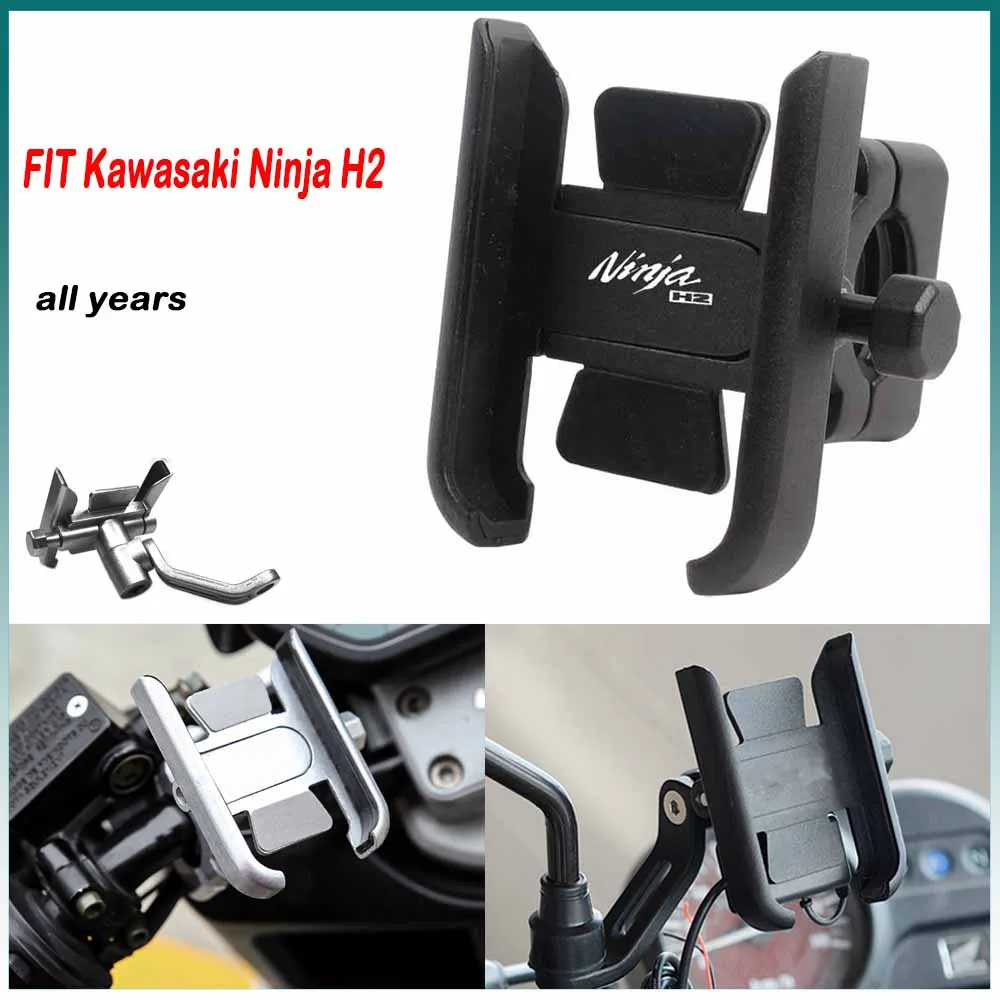 

For Kawasaki Ninja H2 Handlebar Mobile Phone Holder GPS stand bracket Motorcycle accessories