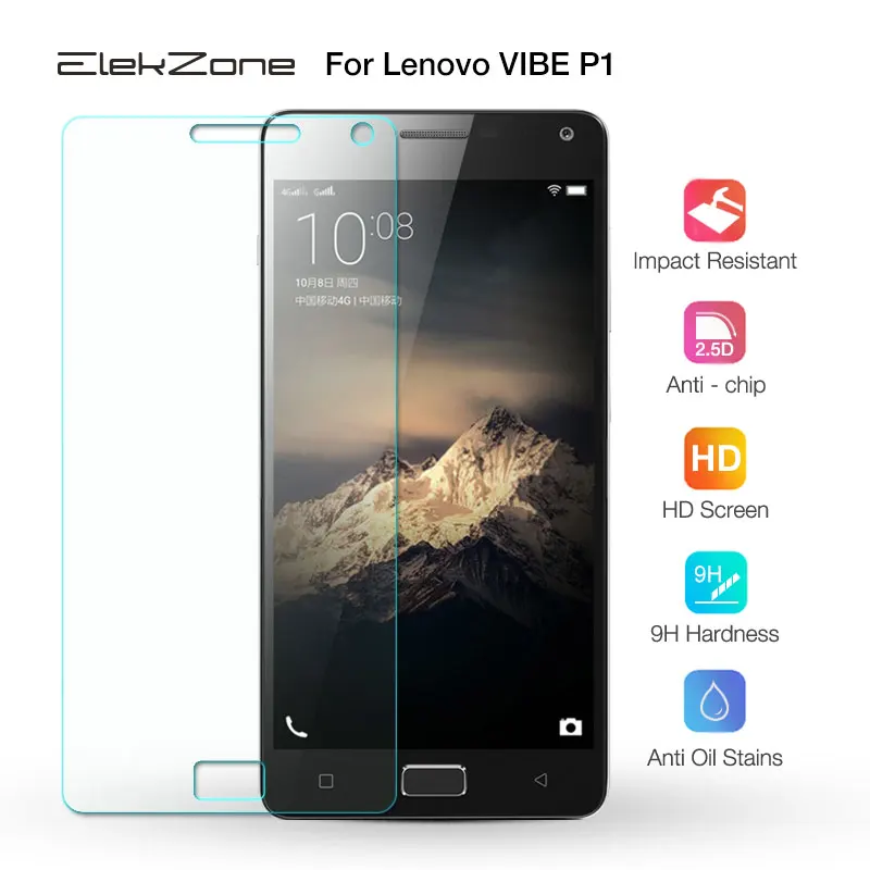 

Tempered Glass 9H On the For Lenovo VIBE P1 P2 P1M Glass Film for VIBE X2 S5 S1 X3 Lite Z90 S90 P70 P780 Screen Protection Film