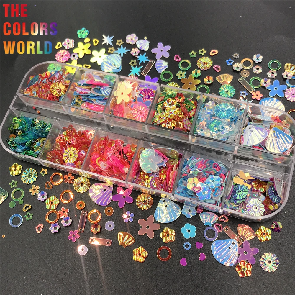 

TCT-646 Mix Nail Sequin Art Decoration маникюрный коренастый макияж 매큐큐어 어 ручная работа Tumbler Crafts DIY Маникюр фестиваль аксессуары