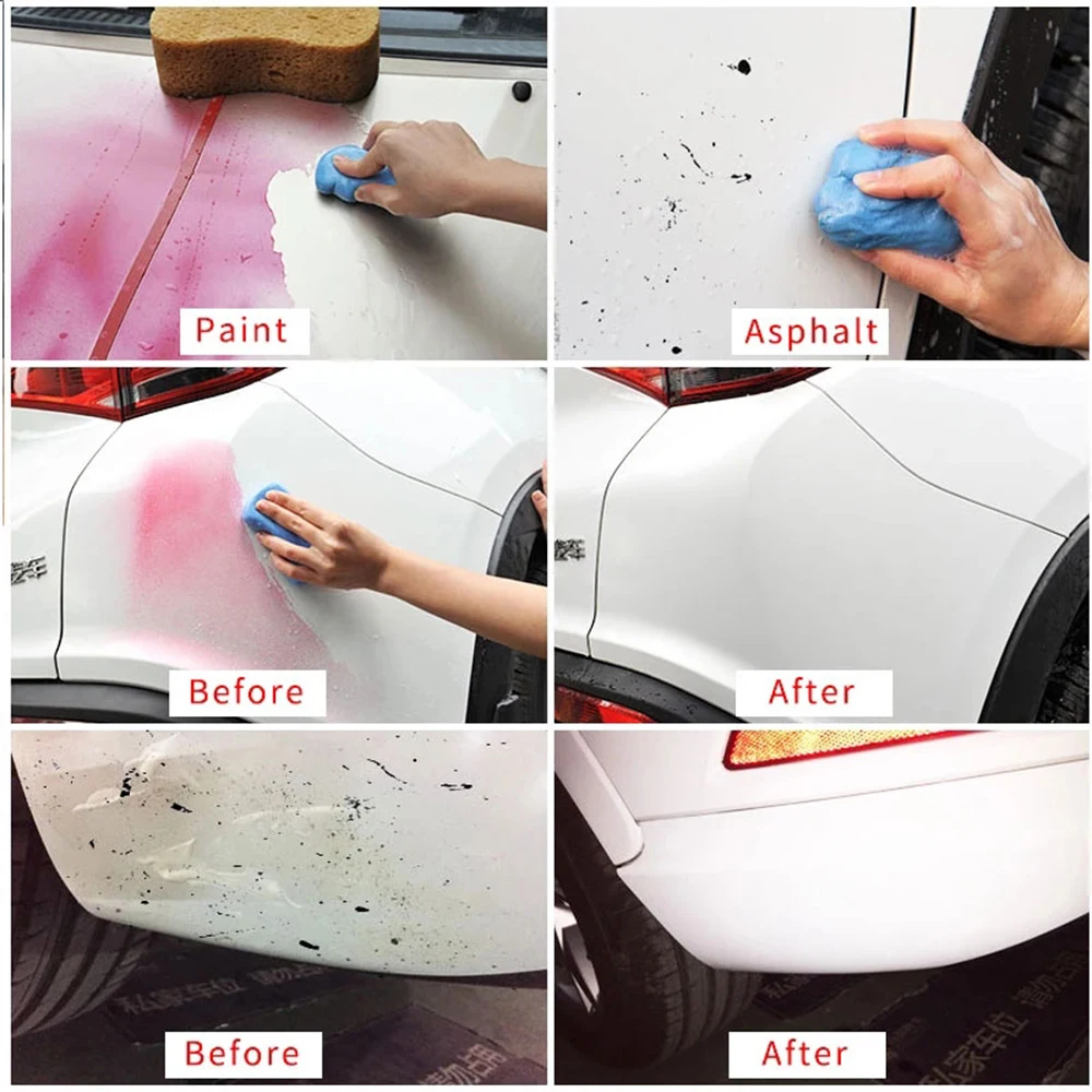 100g Car Washing Mud Auto Magic Clean Bar for Magic Car Truck Detailing Cleaning Clay Detailing Care Auto Paint Maintenance