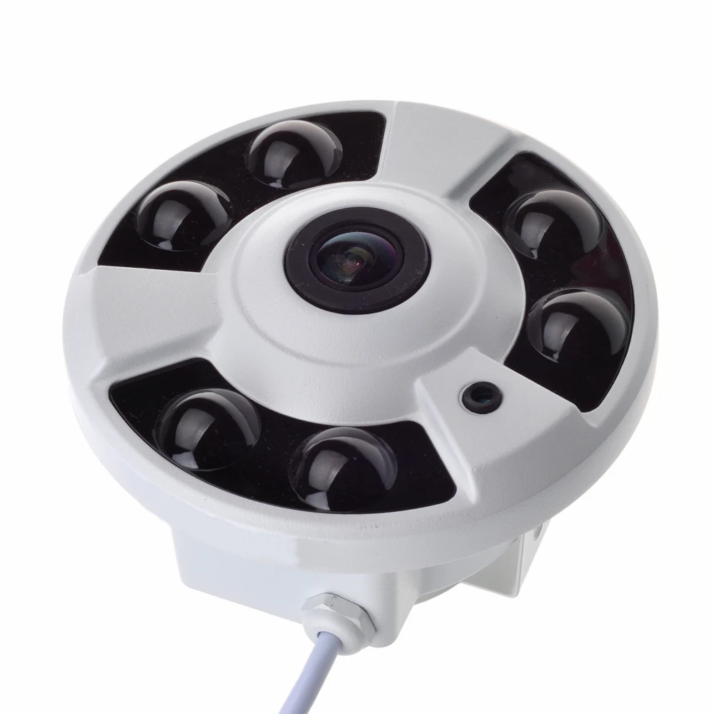 Imagem -02 - Câmera de Segurança para Casa Visão Noturna Infravermelha Matriz ir Led Cctv Suporte para Câmera 5mp Ahd 180 Graus Fisheye 20m Pcs em 1