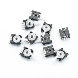 10pcs black detection rocker limit swing movement rocker switch 5 feet reset left and right mini micro switch  toggle switch