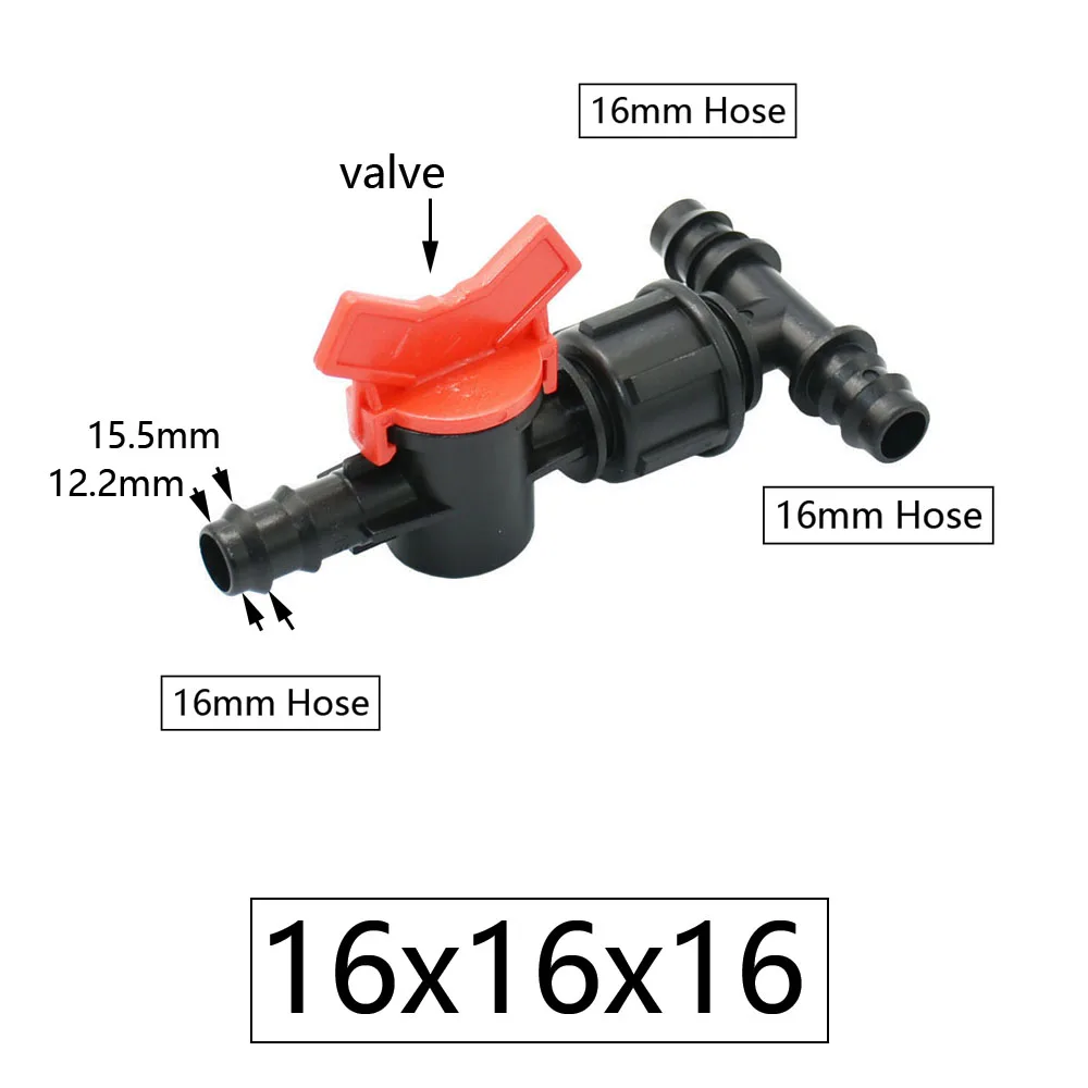 Tropf Bewässerung Pe Rohr T Splitter 16/20/25mm Barbed Armaturen Minderer Schlauch Übergangs Kupplung Für PE rohre