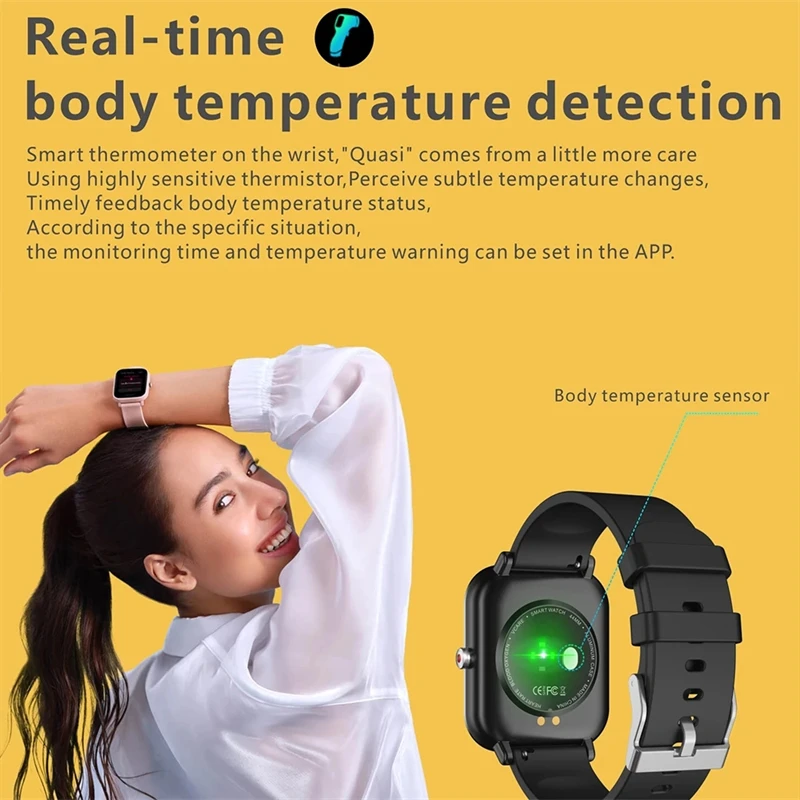 LIGE-reloj inteligente para hombre y mujer, accesorio de pulsera resistente al agua IP67 con pantalla táctil, Bluetooth, compatible con Android e