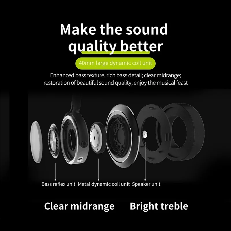 Bluetooth-наушники ZEALOT B28 складные с ЖК-дисплеем и микрофоном