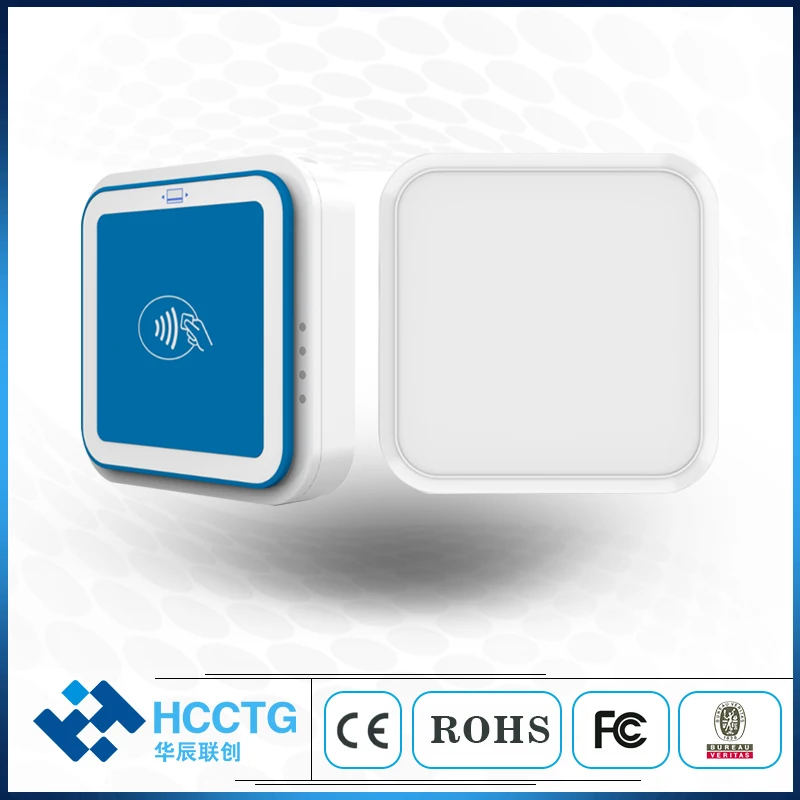 Moblie Bluetooth NFC+IC+Mag-stripe Card Reader With freely SDK i9