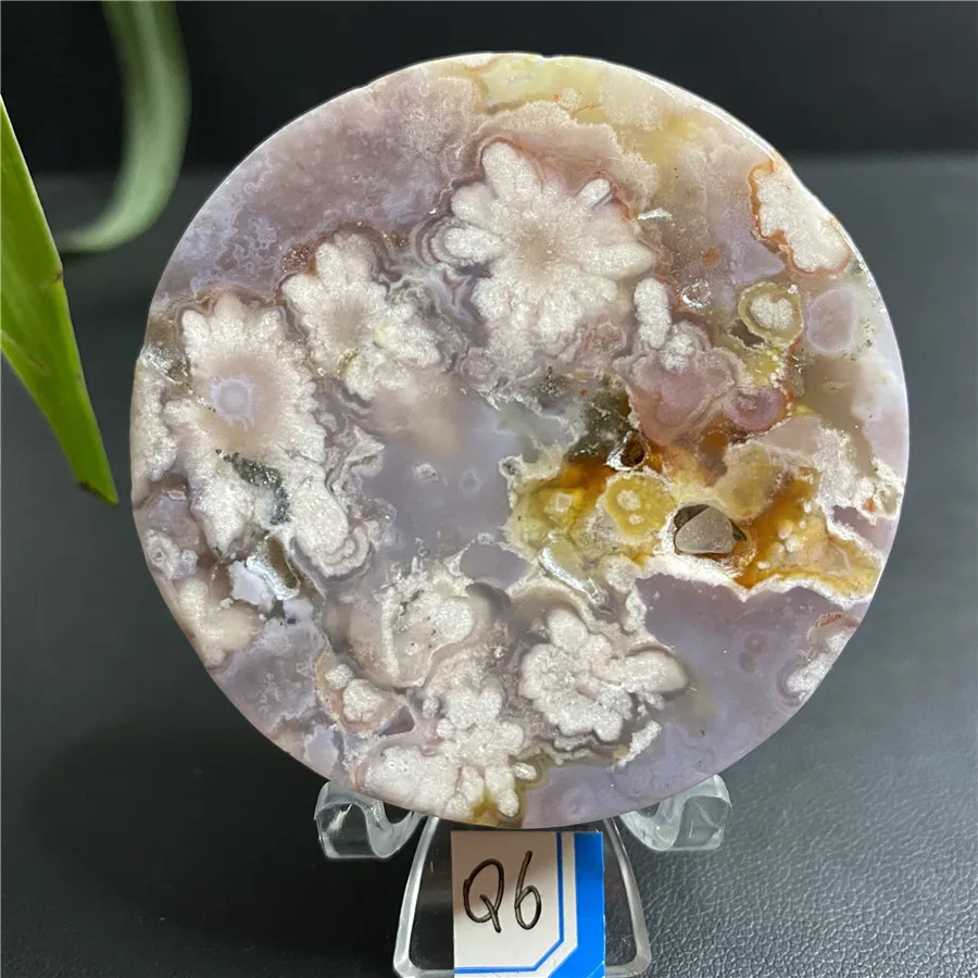 الطبيعية زهر الكرز العقيق العينات المعدنية كريستال شفاء مكتب الريكي ديكورات المنزل غرفة ديكور #5